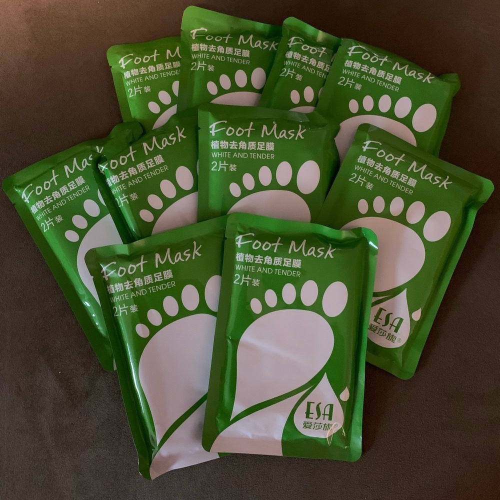 Set of 10 Foot Masks